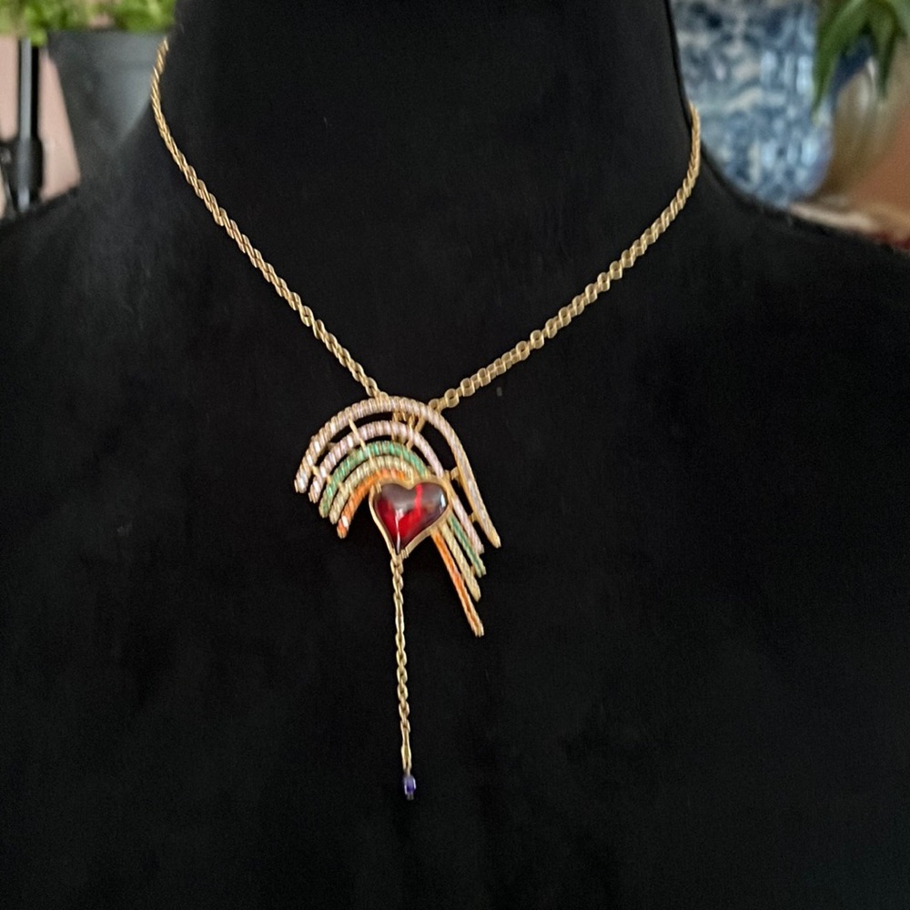 JCB Necklace / Pendant Rainbow @ Heart